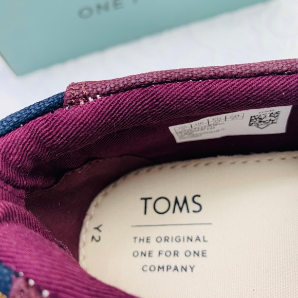 Toms slip on a boat shoes youth slip Paxton canvas - Picture 5 of 8